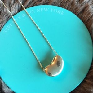 Large Tiffany &co bean necklace